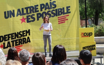 La CUP celebra l'acte central de campanya a Sabadell 